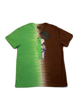 Ripndip Split Anatomy Tie Dye Tshirt Lord Alien Mens Large New Green Brown - £34.79 GBP