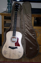 Taylor Big Baby Plain White T&#39;s Autographed Acoustic Guitar - £1,018.07 GBP