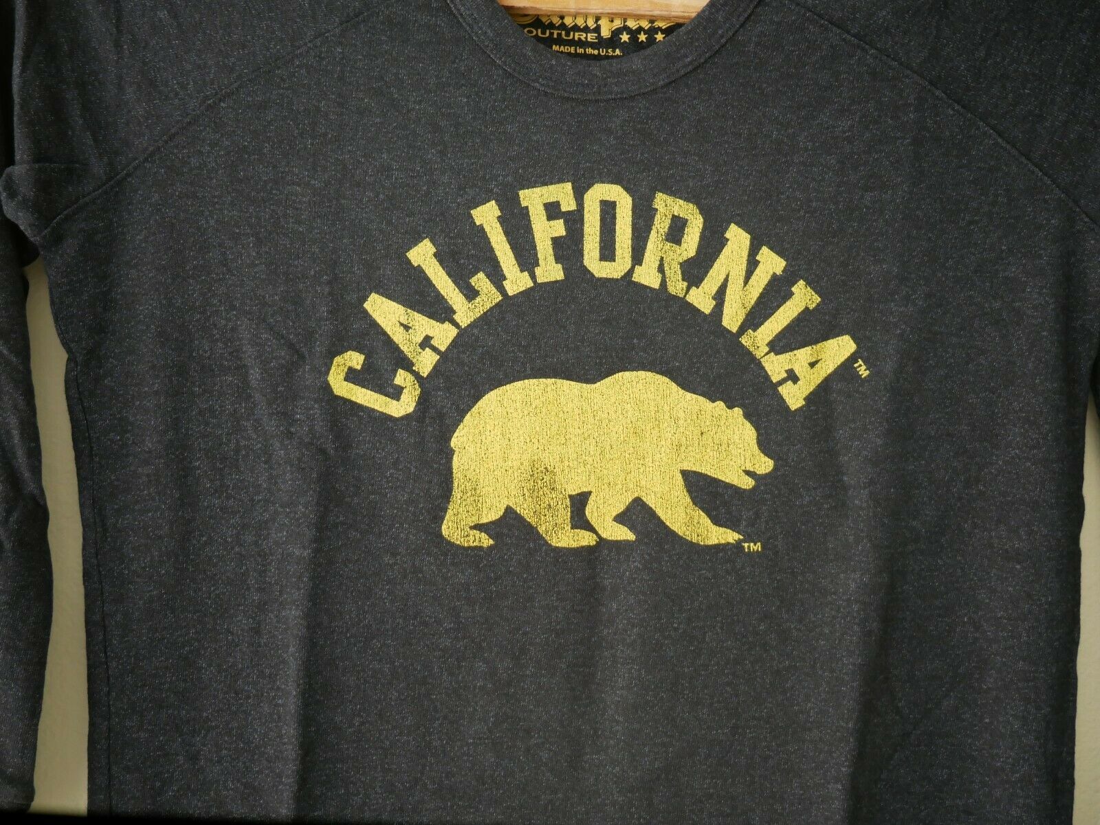 NCAA California Golden Bears Womens Long Sleeve Quad Fleece Shirt Sz L NWT Item image 2
