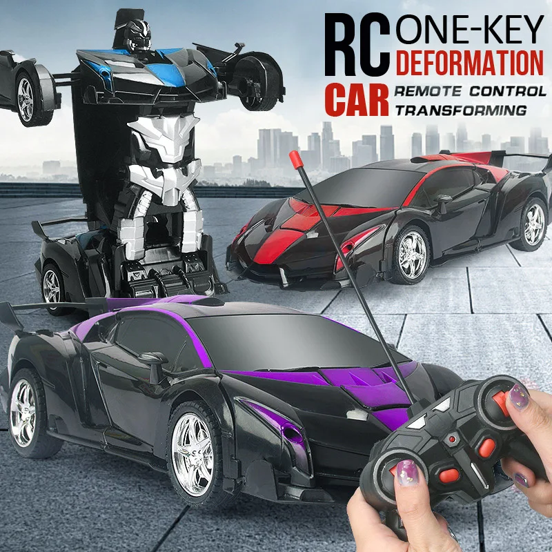 RC Car 24 styles Robots Toys Transformation Robots Sports Vehicle Model  Remote - £18.98 GBP+
