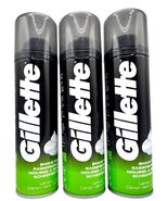 Gillette Lemon Lime Shave Foam Shaving Cream 200 ml / 6.76 oz New. LOT OF 3 - $77.06 CAD