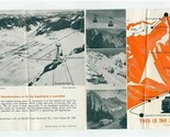 The Is The Zugspritz Brochure &amp; 1969 Time Table Mountain Railroad &amp; Cabl... - $17.82