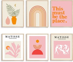 M Wall Art and Boho Wall Prints UNFRAMED Minimalist Aesthetic Images Decor - $29.95
