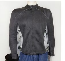 Xelement Motorcycle Gear Black Jacket Mens L Black Mesh Lightweight Padd... - $47.02