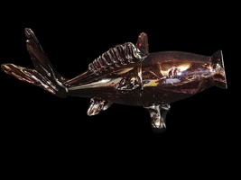 MCM Vintage Ryukyu Okinawa Japan Hand Blown Art Glass Fish Figurine Scul... - $168.25