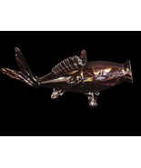 MCM Vintage Ryukyu Okinawa Japan Hand Blown Art Glass Fish Figurine Scul... - $3,139.40 MXN