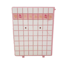 Vintage 1987 Barbie Sweet Roses Beauty Bath Bathtub Pink Left Replacement Wall - £11.39 GBP