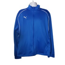 Puma Performance Training Jacket Blue and White Men&#39;s Size XL - £31.01 GBP
