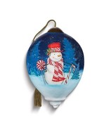 Ne&#39;Qwa Art Peppermint Wonderland by Nicole Tamarin Hand-painted Glass Or... - €42,89 EUR