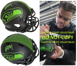 Byron Murphy Signed Seattle Seahawks Mini Football Helmet Proof COA Autographed. - £133.08 GBP