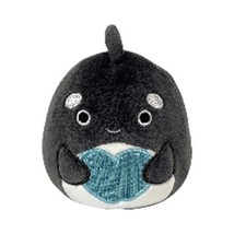 Squishmallows 4.5&quot; Kai the Orca 2022 Valentine Squad Soft Toy Stuffed Animal - £23.68 GBP