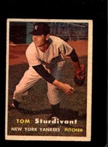 1957 TOPPS #34 TOM STURDIVANT VGEX (RC) YANKEES *NY7104 - $7.11