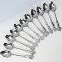 Eldan ELD20 Oval Soup Spoons  7 1/4&quot;  Stainless Lot of 11 NEAR MINT - £37.84 GBP