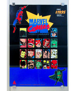 1985 Marvel Video Cartoon Promo POSTER 1: Spider-man,Avengers,Thor,Hulk,... - £233.53 GBP