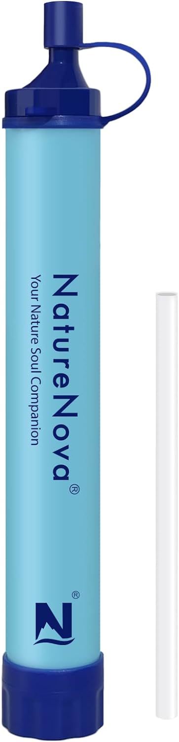 Personal Water Filter Straw Outdoor Portable Filtration Emergency Surviv... - $38.99