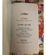 See It Bigger 2024 2025 Two Year Large Print Monthly Planner 8.5 x 11 wi... - $16.83