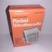 Vintage Realistic 12-151 A Pocket Weather Radio Shack Crystal Controlled... - £27.40 GBP