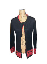 NWT MFH Knits Baby Alpaca Cardigan Sweater XLarge Black Peru SOFT - £119.90 GBP