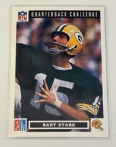 1991 Domino&#39;s Quarterbacks Bart Starr NFL Greenbay Packers HOF Football Card #42 - £1.56 GBP