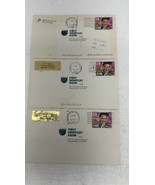 LOT OF 3 ELVIS PRESLEY  STAMP/ENVELOPE -  CANCELLED Feb/May 1993 - (P) - $8.38