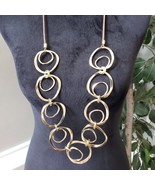 Womens Fashion Gold Tone Daisy Fuentes Link Chain Necklace with Lobster ... - $565.47 MXN
