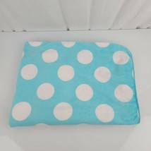 Circo Aqua Teal Turquoise Light Sky Blue White Big Polka Dot Circle Blanket Baby - £38.93 GBP