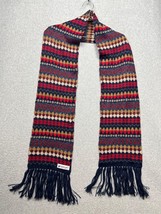 Alpaca Wool Knit Scarf Southwestern Aztec Made in Peru Winter Outdoor - £30.87 GBP