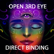 Haunted Open Your Third Eye Intuition Direct Binding Work Magick - £23.51 GBP