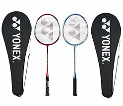 Yonex Set of 2 Badminton Racquets Value Combo (2 Racquets with Full Covers), Red - £45.03 GBP