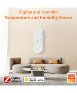 ZigBee and Homekit Temperature and Humidity Sensor Alexa Google Voice Co... - £10.77 GBP