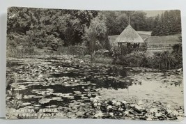 Rppc Hoosick Falls NY Ehmler Estate, Pond Gazebo Real Photo Postcard O12 - £15.94 GBP