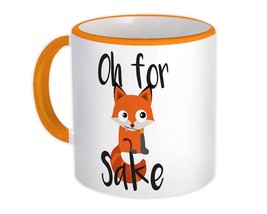 Oh For F*cks Sake : Gift Mug Fox Office Funny Humor Joke Sarcastic Coworker - £12.74 GBP