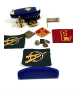 Vintage Cub Scouts Lot~ Pins-Brush / Comb combo -Patches Lot - £11.12 GBP