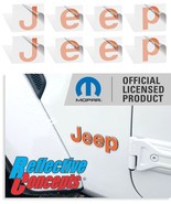 2018-2024 Wrangler JL JEEP Fender Badge Overlay Decal  Stickers - £14.27 GBP