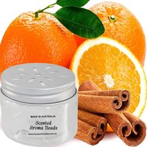 Cinnamon &amp; Sweet Orange Scented Aroma Beads Room/Car Air Freshener - £22.38 GBP+