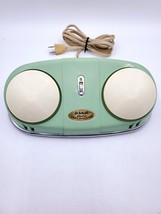 Vintage Dr. Scholls Foot Massager Mint Green Electric Retrp TESTED WORKS - $29.95