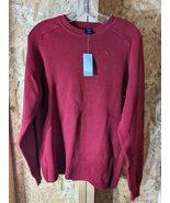 Vintage Gap Women&#39;s Size S Cotton Crew Neck with Pockets Red/Blue - $346.80 MXN