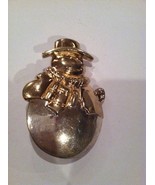 Christmas Pin Snow Man Teo Tone 2013 - $9.79 CAD