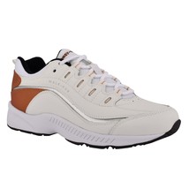 NEW EASY SPIRIT WHITE LEATHER  WALKING COMFORT SNEAKERS SIZE 8.5.WW EXTR... - £60.16 GBP