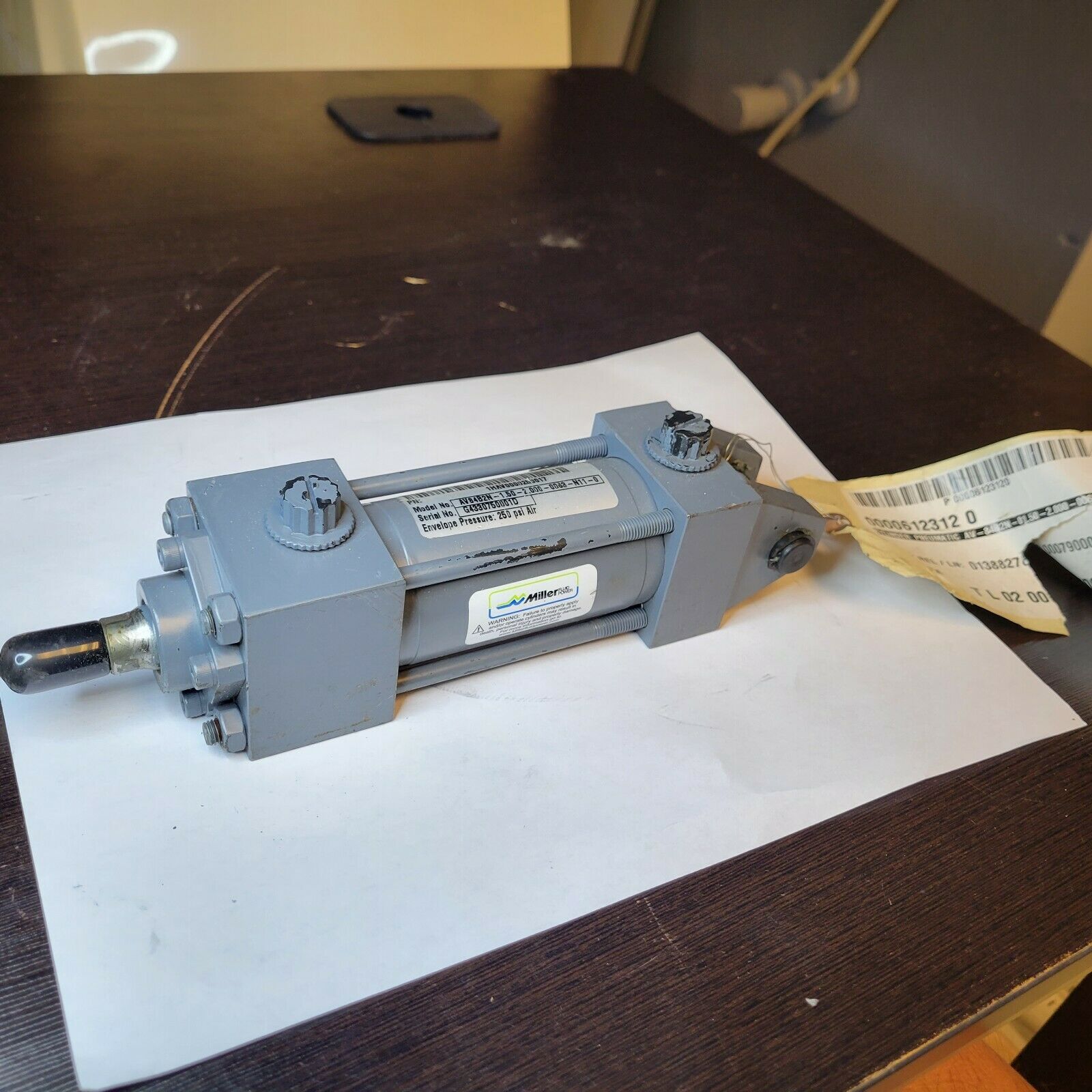 MILLER 1HAV0000250017 AV84B2N-1.50-2.000-0063-N11-0 PNEUMATIC CYLINDER N... - $96.48