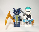 Building Block Zane FS and Hypnobrai Ninjago set of 2s Minifigure Custom - $11.00