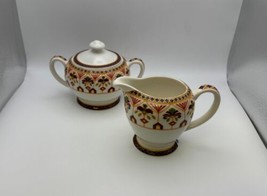 Queens IMARI Creamer &amp; Sugar Set - £42.50 GBP