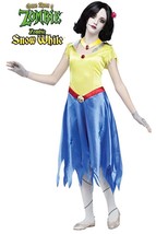 Once Upon a Zombie SNOW WHITE Zombie Halloween Costume Girl&#39;s Size X LAR... - $24.94