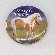 Breyer Horse Misty And Stormy Button Pin - £11.79 GBP