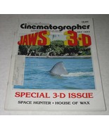 Jaws 3-D American Cinematographer Magazine Vintage July 1983 Special 3-D... - $55.37 CAD