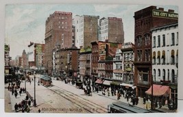 Buffalo New York Main Street Looking North, Wippert&#39;s, Trolley 1907 Post... - £7.77 GBP