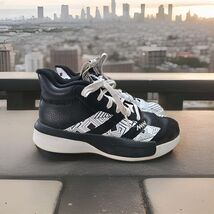 Adidas Men's LVL 029002 Cloudfoam Basketball Shoes White Black Mens Size... - $59.39