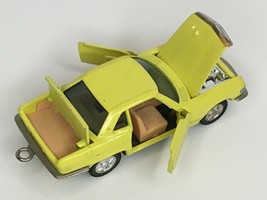 Joal Toys Yellow Mercedes Benz Car 350-SL Spain 1:43 Doors Trunk Hood Open 4&quot; - £31.69 GBP