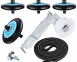 Dryer Idler Roller Drum Belt Repair Kit Samsung DV419AGW DV42H5000EW DV3... - $19.79