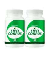 2-Pack Lipo Corpus Capsules, LipoCorpus For Weight Loss Support - 120 Ca... - $39.59 CAD